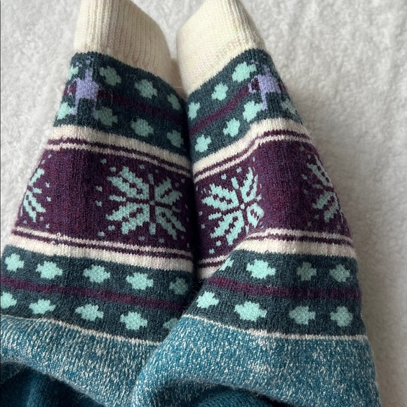 Smartwool Everyday Cozy Snowflake Dream Merino Wool Crew Socks- Unisex - Picture 9 of 11